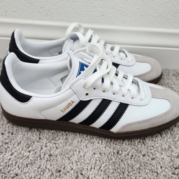 Adidas Samba White and Black Clear Granite - Picture 2 of 8